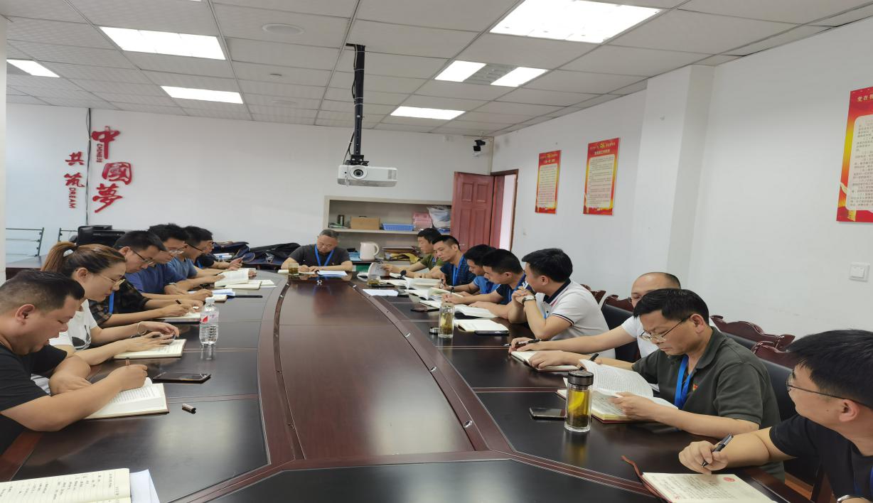 集團(tuán)公司黨委委員、副總經(jīng)理劉林為二支部上專題黨課